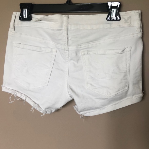 White Denim Shorts - Picture 2 of 2